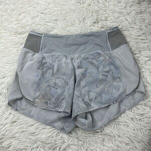 Lululemon Real Quick Short *Perforated 3.5" Jasmine White Multi